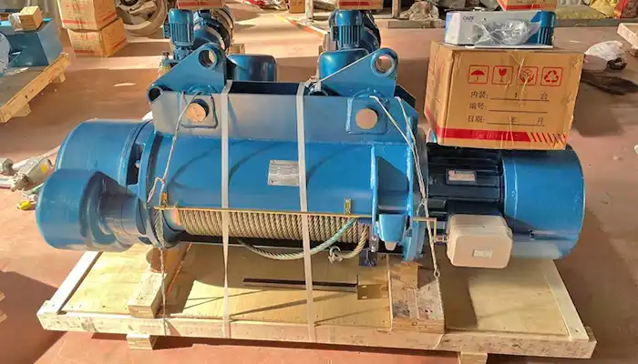 Electric wire rope hoist 16 ton 