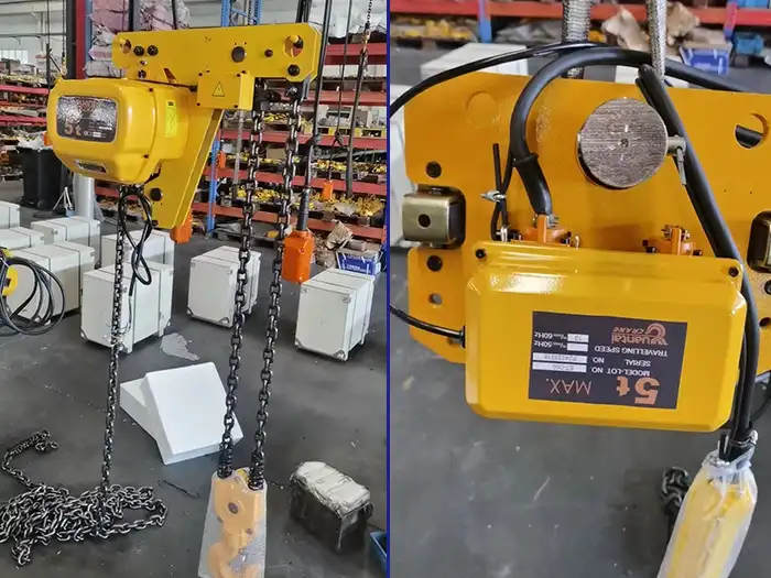  low headroom electric chain hoist 