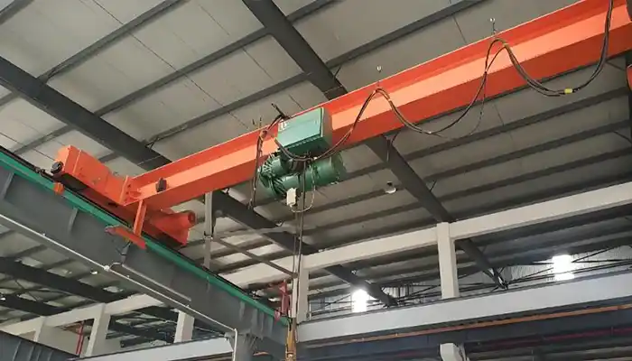 Corrossion proof single girder overhead crane 