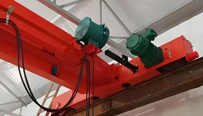 Single girder explosion proof overhead crane 