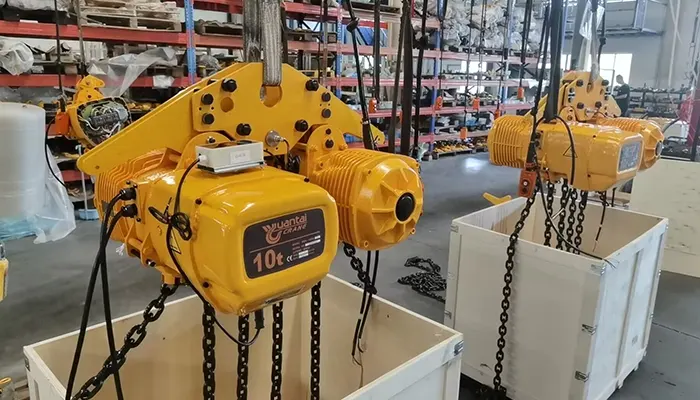  10 ton electric chain hoist for portable gantry crane