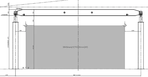 Coverage and Operational Range of ld low headroom crane