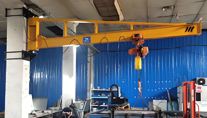 2 Ton Wall Jib Crane for Sale: 180 Degree Rotating Jib Crane