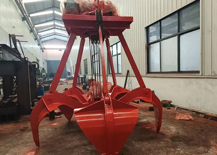  orange peal grab bucket for sale 