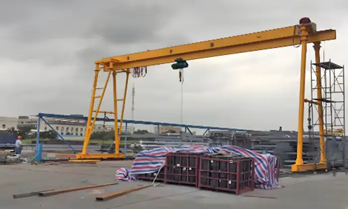 10 ton single beam gantry crane for your reference 