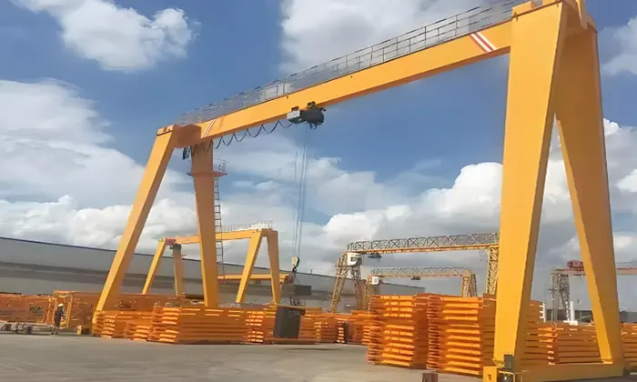 European style gantry crane for sale, customized for your needs. 