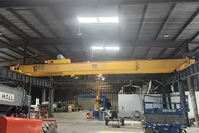 Electric Hoist Double Girder Overhead Crane 10 Ton for Sale American