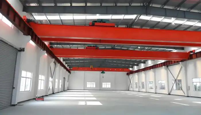 multiple overhead crane with double girder design 