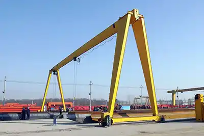 MH Single Girder Gantry Crane with CD/MD Wire Rope Hoist 