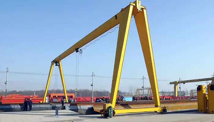 MH Single Girder Gantry Crane with CD/MD Wire Rope Hoist 