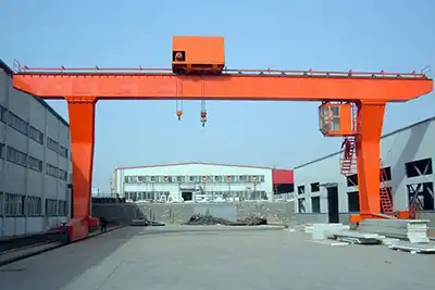  L leg Single Girder Gantry Crane with Hoist Trolley