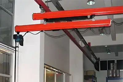 Telescoping KBK Crane, Extended Cantilever KBK Crane System 