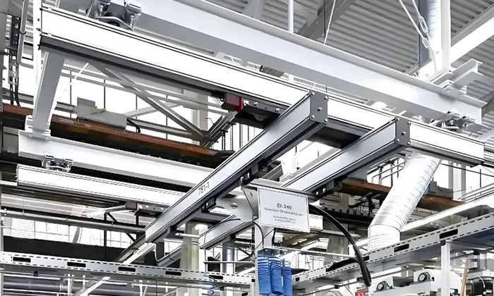 double girder aluminum kbk crane system 