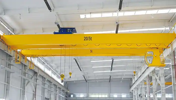 20/ 5 ton open winch overhead crane 