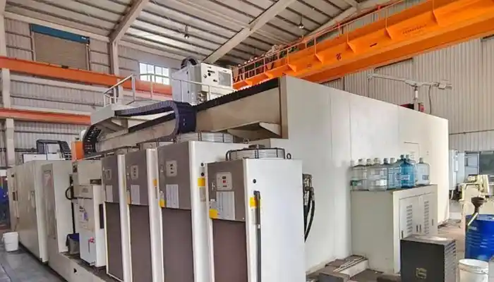 overhead bridge crane for cnc machining workshop 