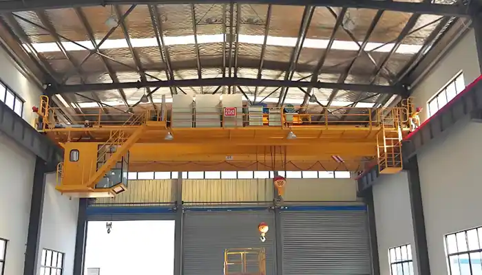 overhead bridge crane for sale , double girder for heavy concrete component handling 