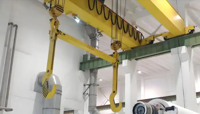 overhead crane 72.5 ton for paper making 