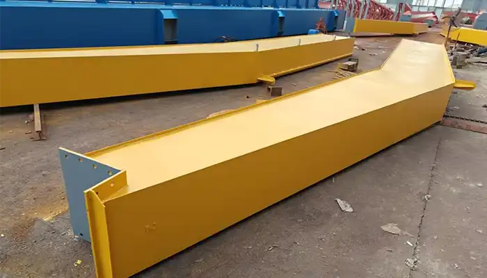 arched main girder of the 5 ton overhead travelling crane 