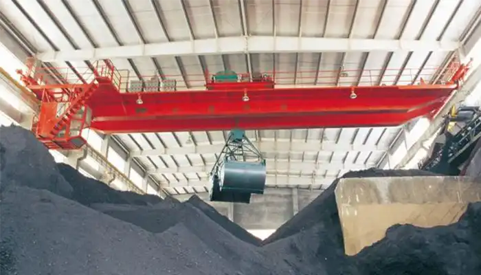 coal grab bucket overhead crane for sale 