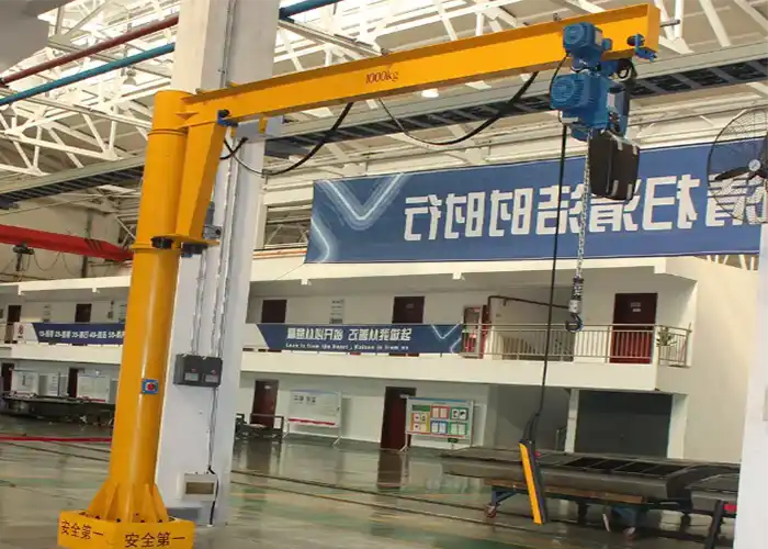 jib crane for mold handling , light duty, for confined space