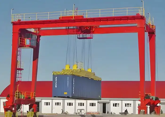 rubber typred rtg container crane