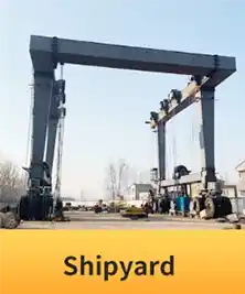 Boat Hoist for boat travel lift in Shipyard