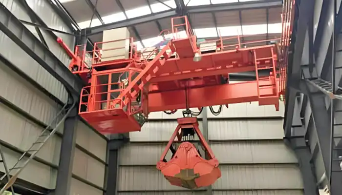 40 ton overhead crane with grab bucket for your referece 