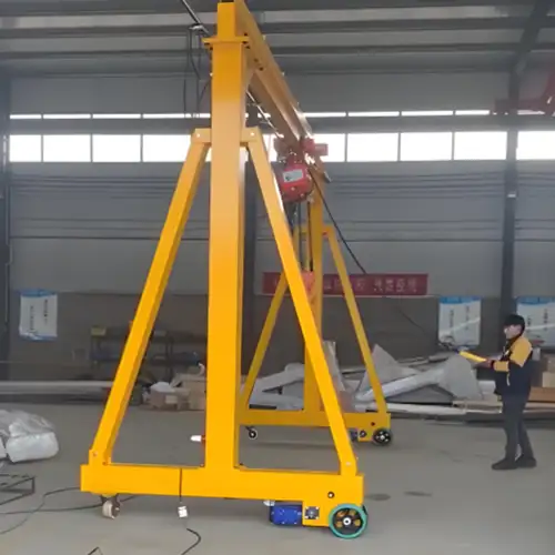 mobile gantry crane with Single-leg Center Rotation