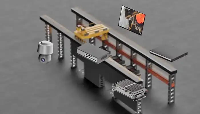 AI powered  crane hook tracking system 